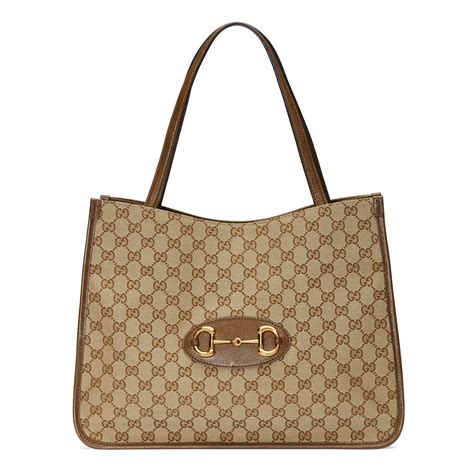 gucci horsebit textured-leather tote|gucci horsebit bag price.